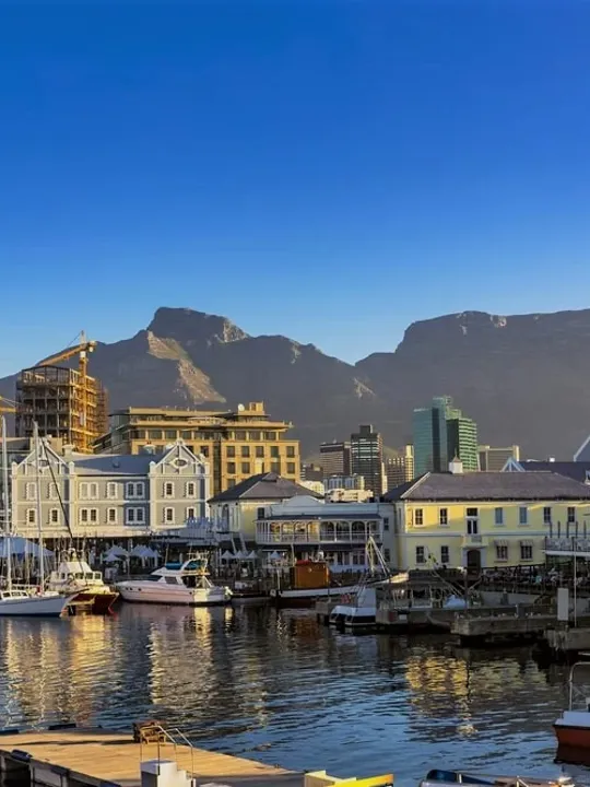 A landscape image of Cape Town, in South Africa.