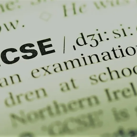 A close up look at the definition of the term GCSE.