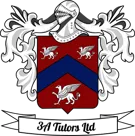 3A Tutors Ltd crest featuring a red shield with griffins and a knight’s helmet