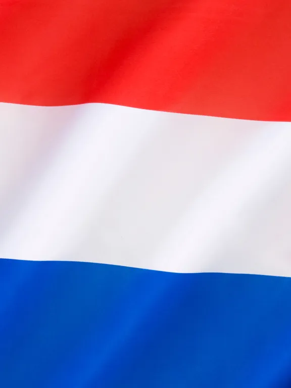 An image of the Dutch flag.