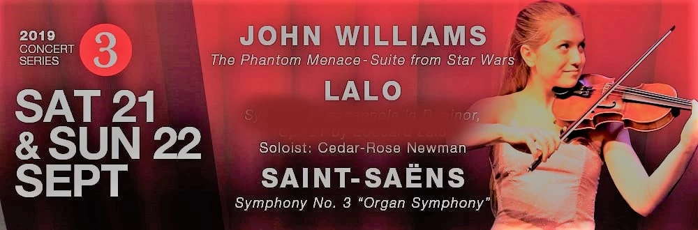 An event banner for elite performing artist and Wolsey Hall Oxford student, Cedar. 