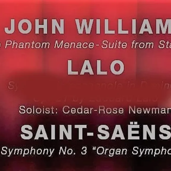 An event banner for elite performing artist and Wolsey Hall Oxford student, Cedar.