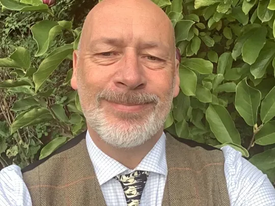 Portrait of Wolsey Hall Oxford Tutor, Mark Harding