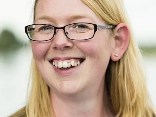 Portrait of Wolsey Hall Oxford Tutor, Becky Shaw-Simms