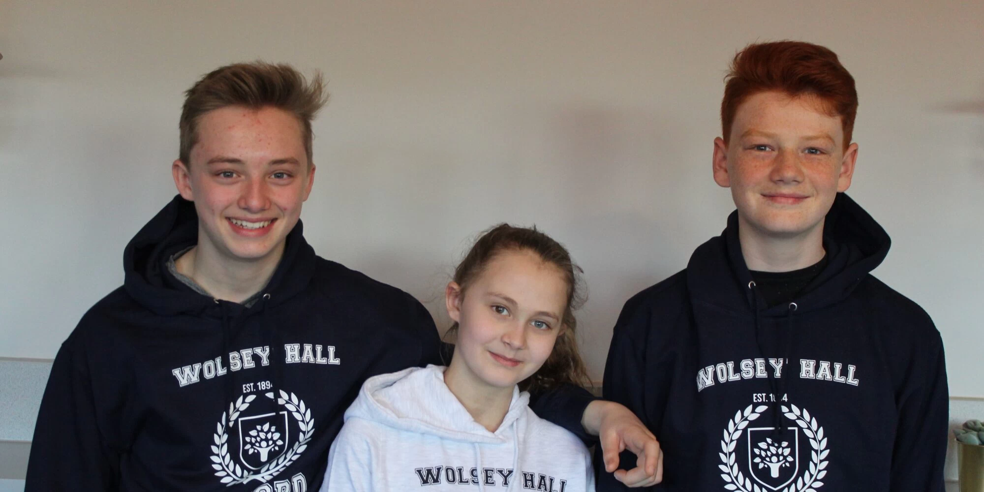 Wolsey Hall Oxford students, Sebastian, Aiden, Ella