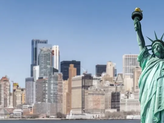 A landscape image of New York City.