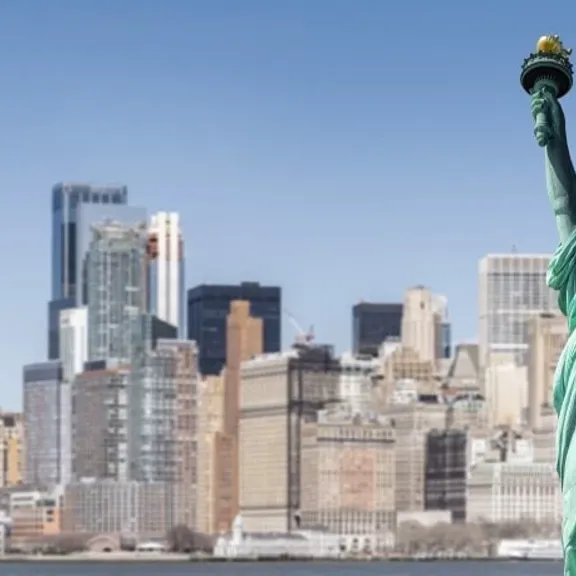 A landscape image of New York City.