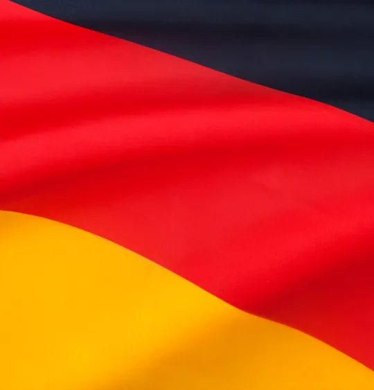 An image of the flag of Germany.