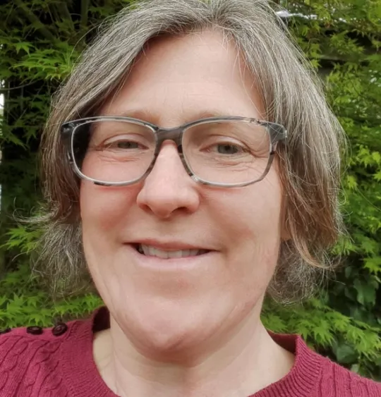 Portrait of Wolsey Hall Oxford Tutor, Sally Everitt