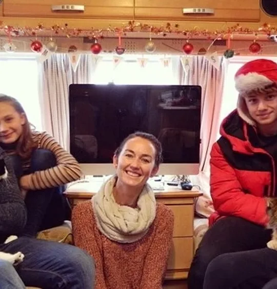 Family photo of the Binedells.