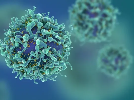 A microscopic view of a germ.